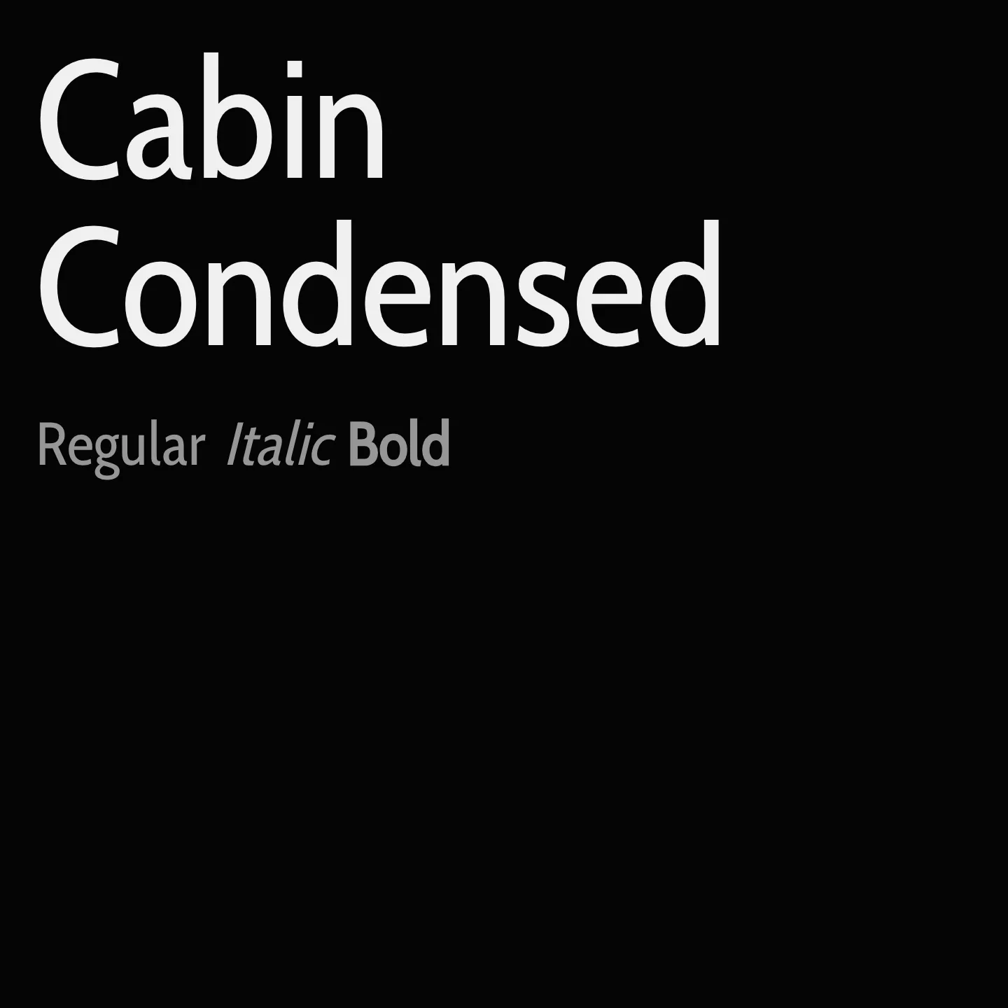 Cabin Condensed