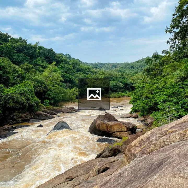 River Through Rocky Terrain