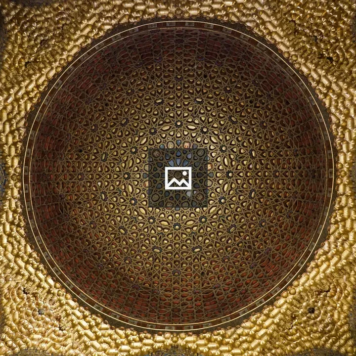 Ornate domed ceiling patterns