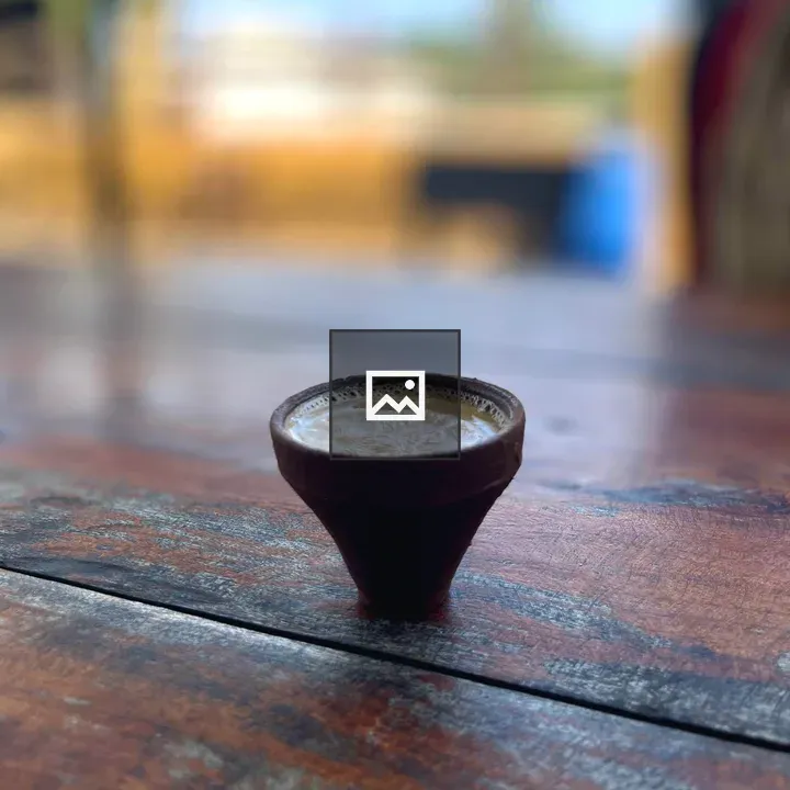 Cup of tea on wooden table