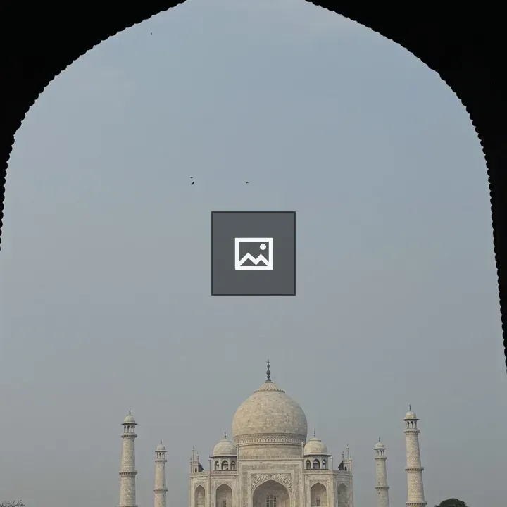 Taj Mahal Entry Gate View