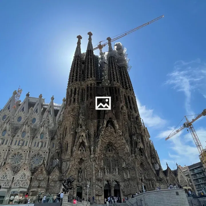 Distant Sagrada Familia View
