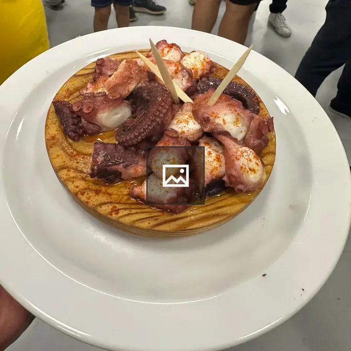 Sea food Octopus at WordCamp Pontevedra