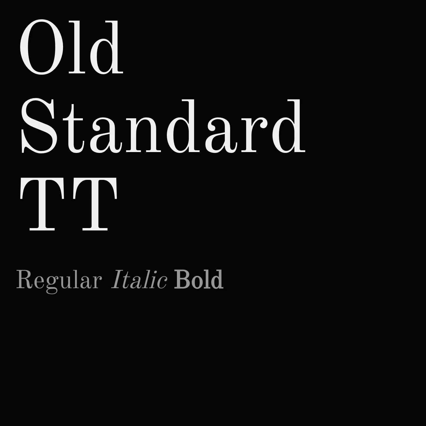 Old Standard TT