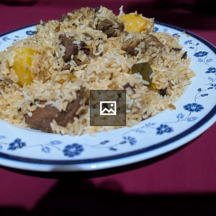 Kacchi Biryani close-up