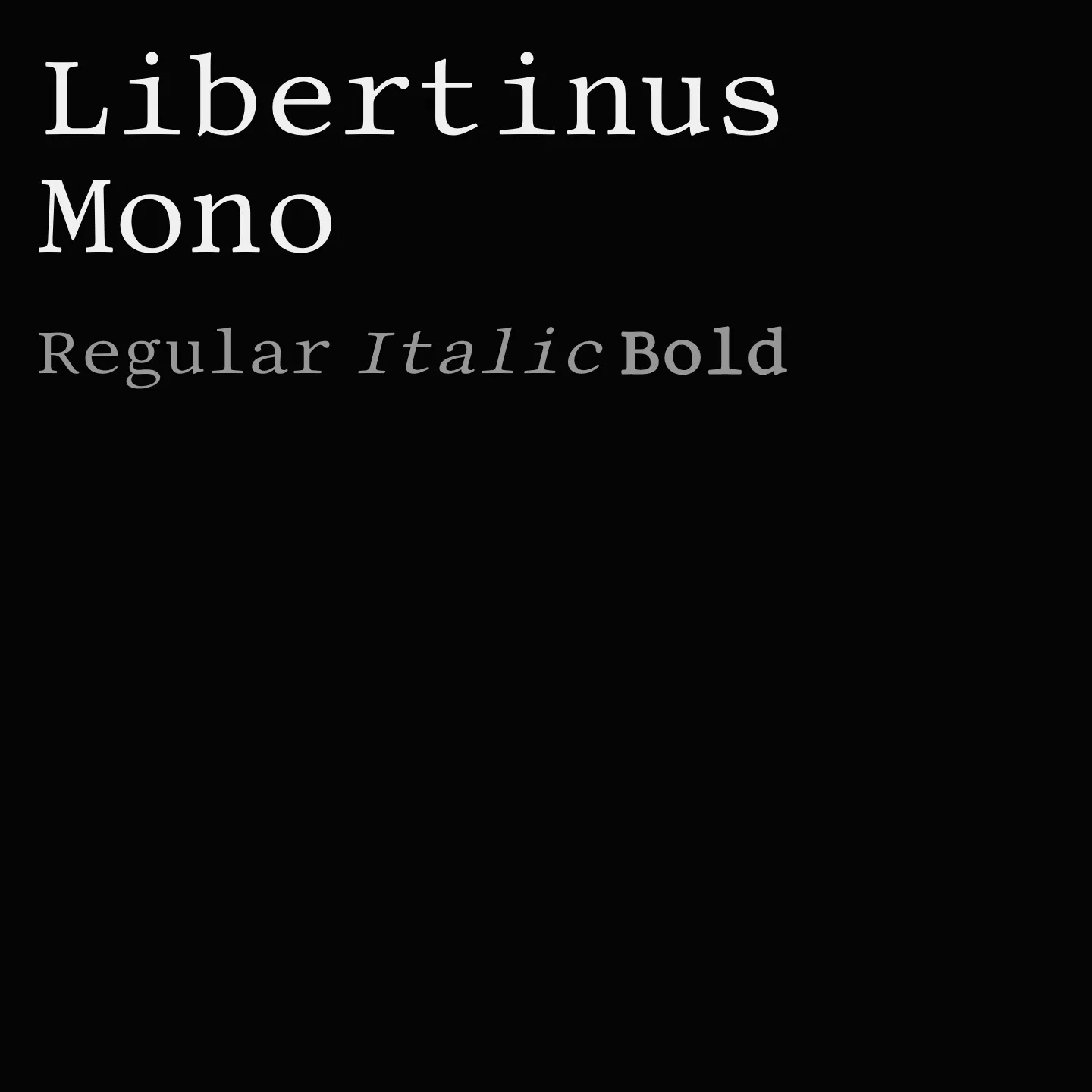 Libertinus Mono