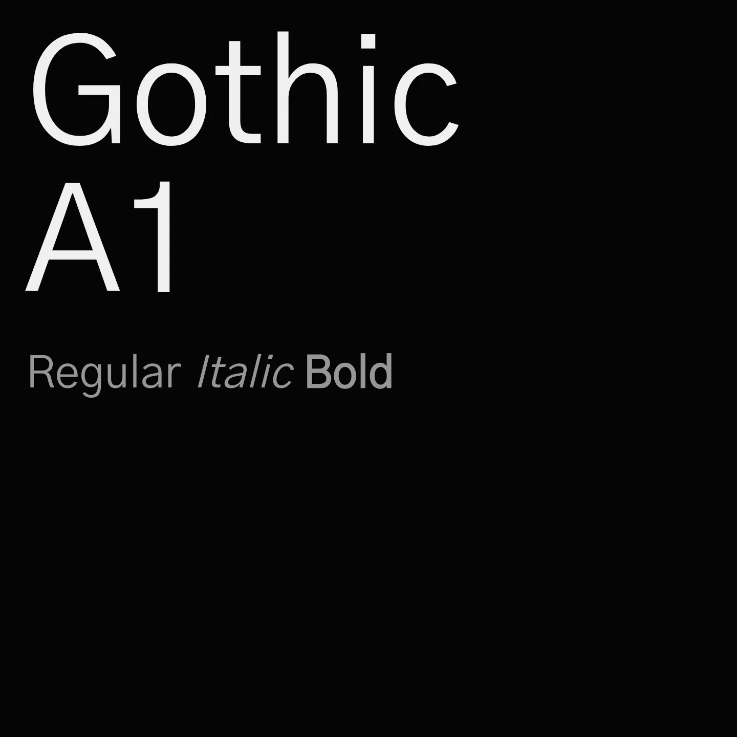 Gothic A1