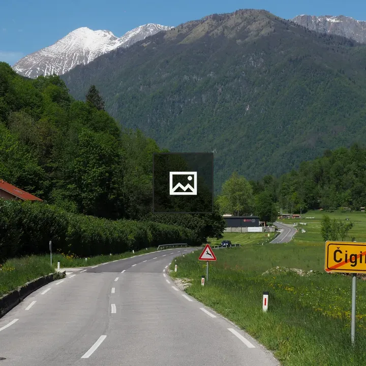Valley Scene with Mountain Backdrop