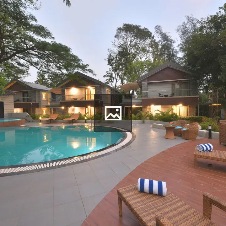 Resort Swimming Pool Scene