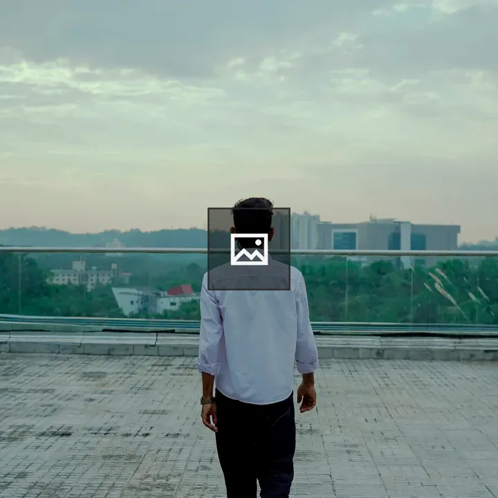 Man Walking Into Sky