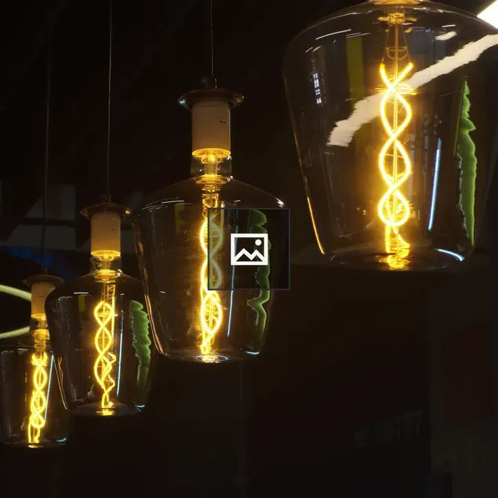 Hanging glass pendant lights