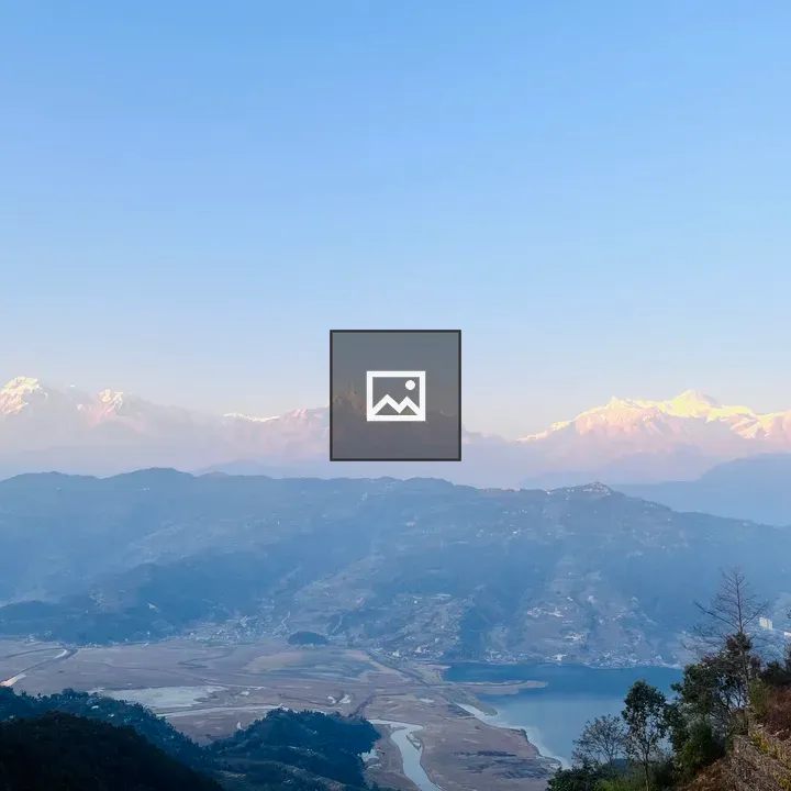 Mountain range at dawn