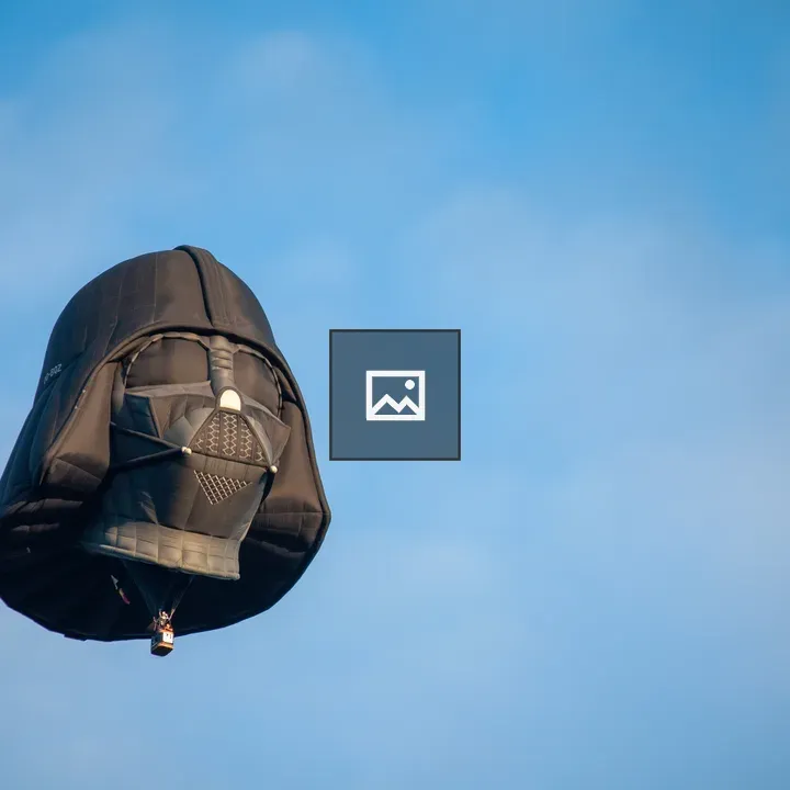 Darth Vader hot air balloon