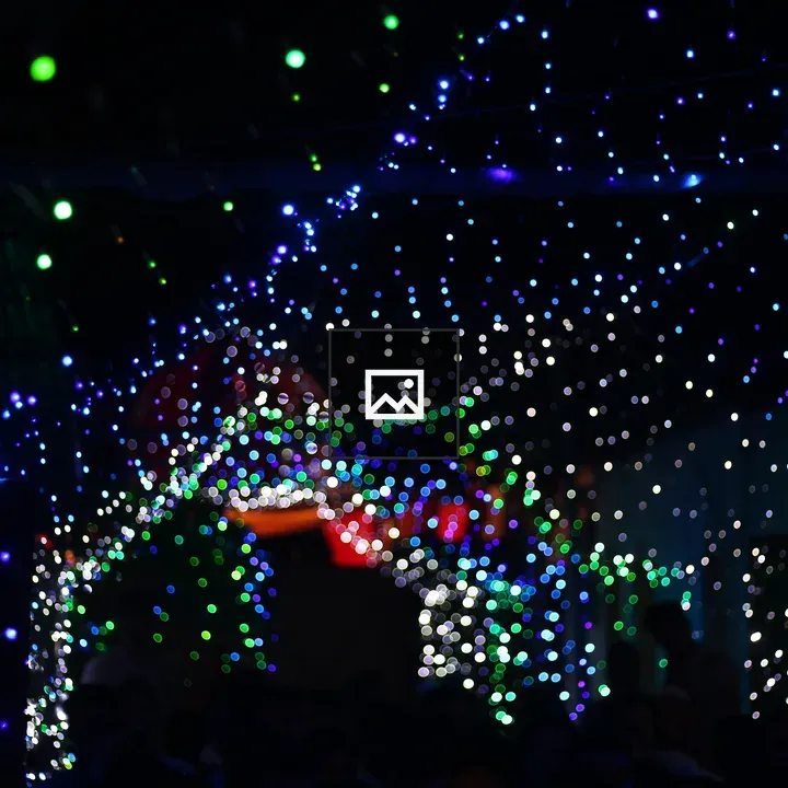 Wedding Night with Color Lights
