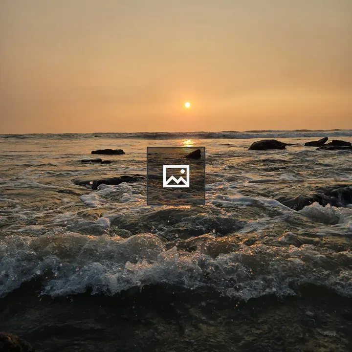 Ocean Sunset with Rocks