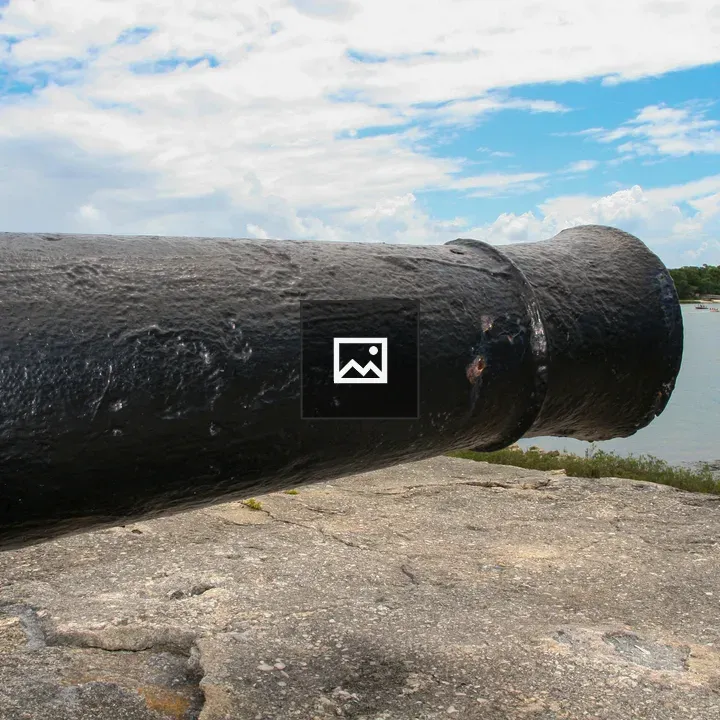 Spanish cannon at Fort Matanzas