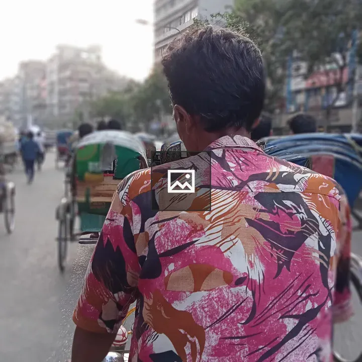 Rickshaw Driver in Dhaka