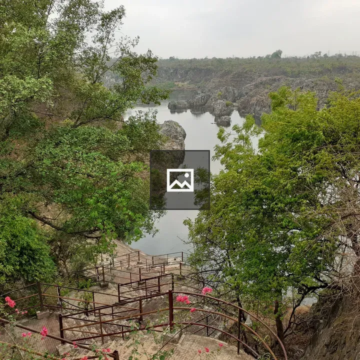 Scenic landscape with water and hills