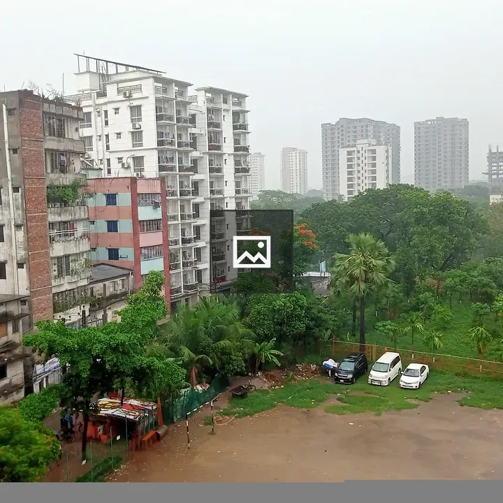 Rainy Dhaka City Scene