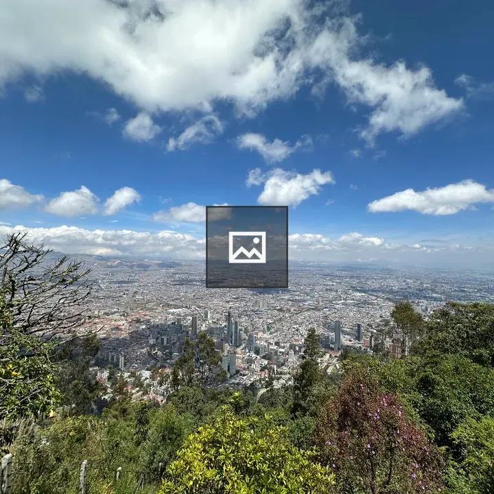 City skyline from Cerro Monserrate