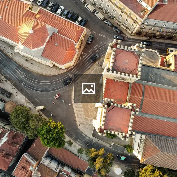 Aerial View of Lisbon Churches