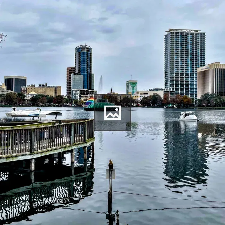 Lake Eola Orlando Scene