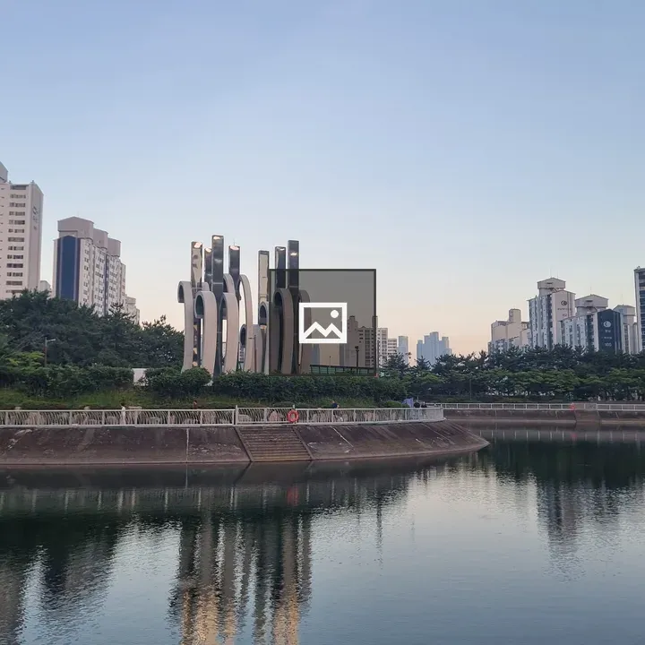 Daecheon Lake and Park Scene