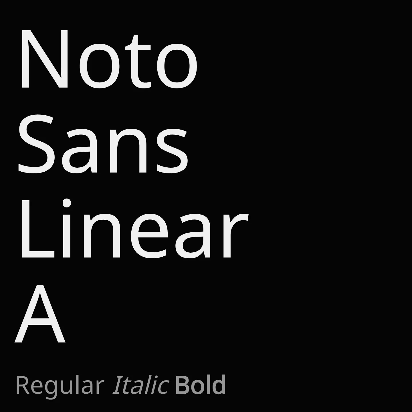 Noto Sans Linear A