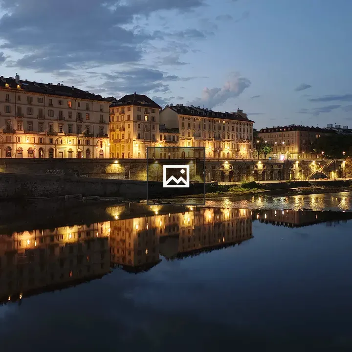 Torino view from Vittorio Emanuele I Bridge