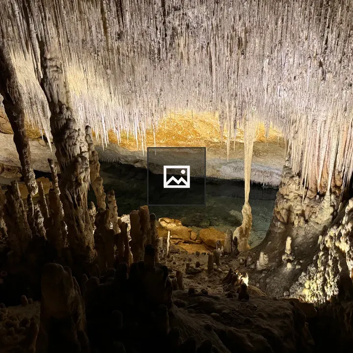 Cave of Drach stalactites and stalagmites