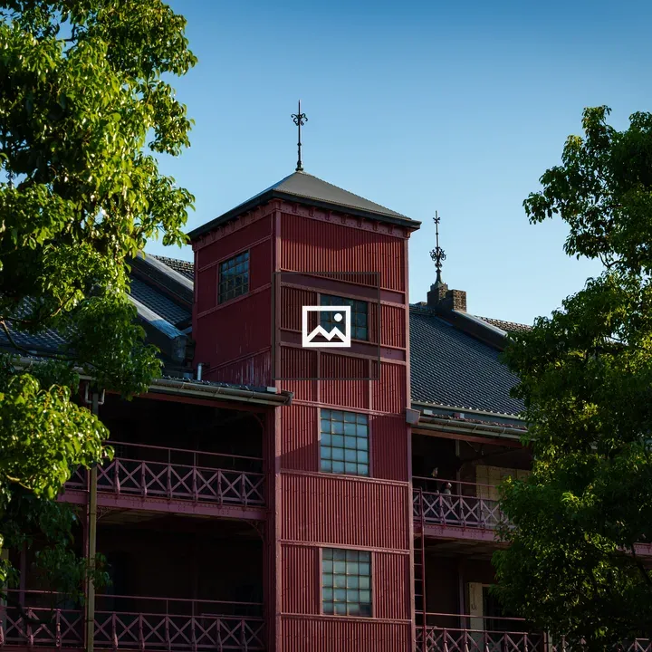 Historic red brick warehouse