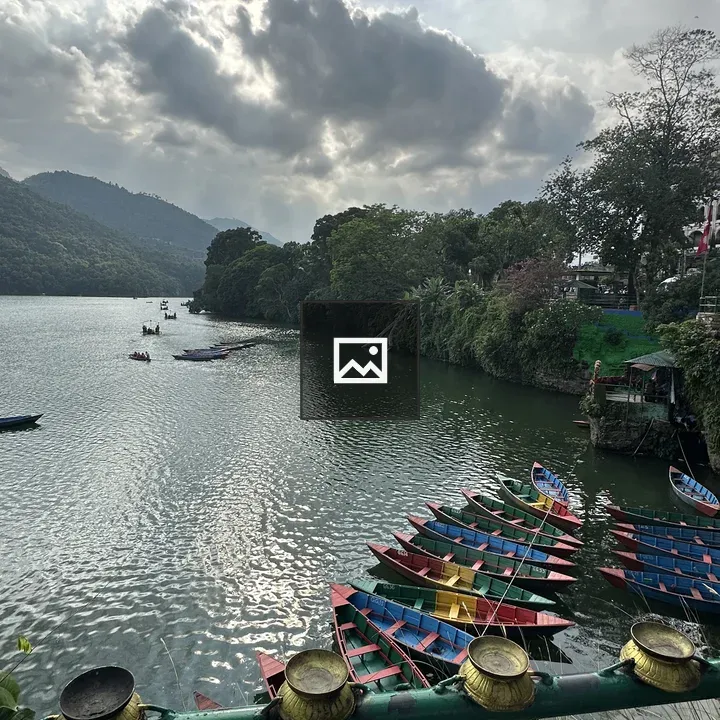 Lakeside Boats at Shore