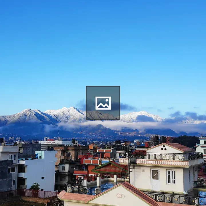 One snowy day Kathmandu