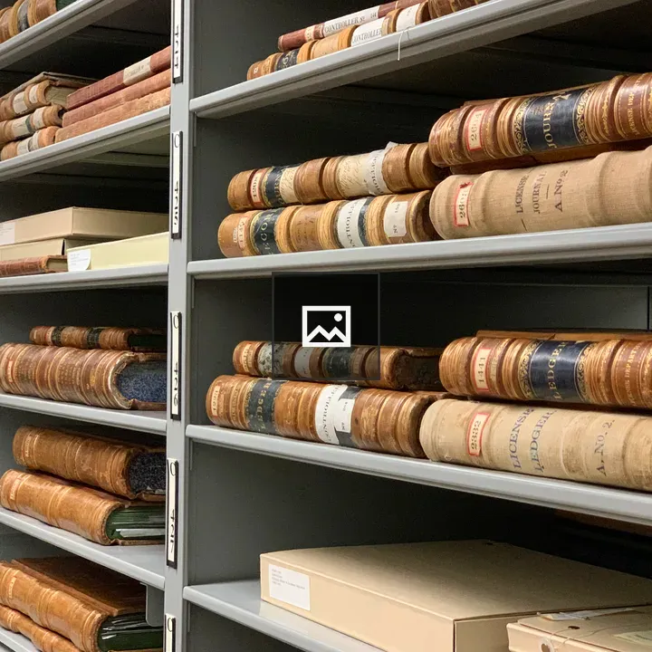 Historic government book and records archive
