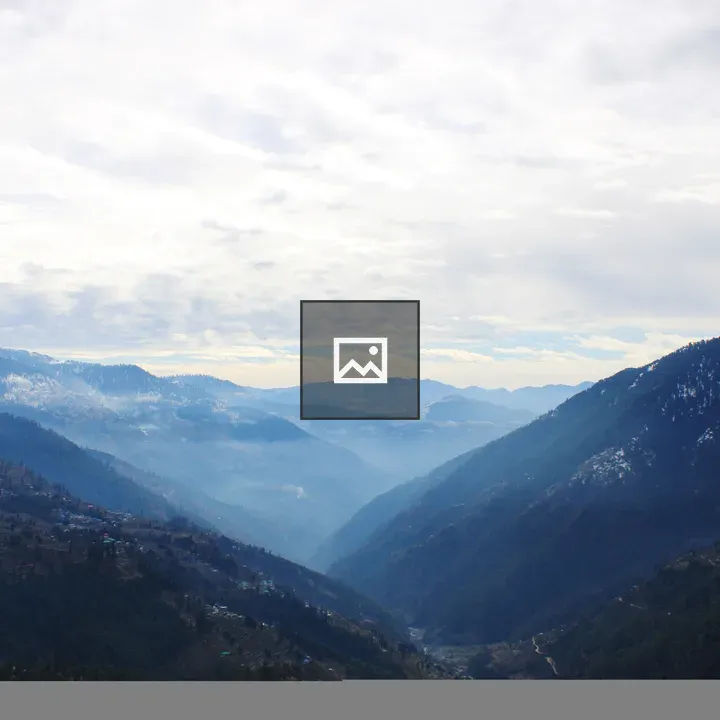 A cloudy sky over mountains