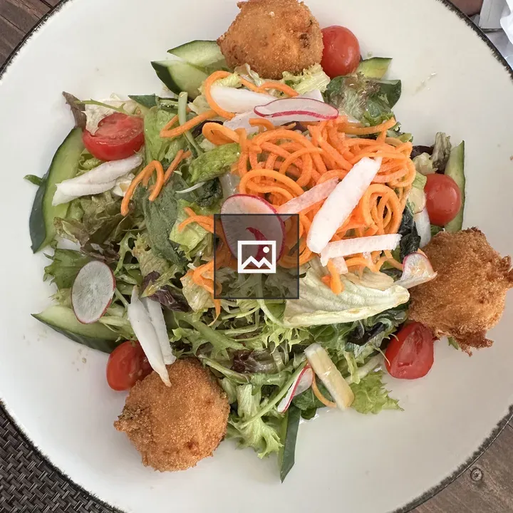 Colorful garden salad