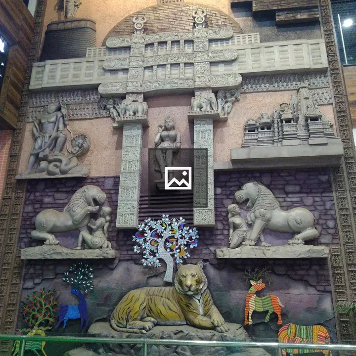Statuary Art at Wall