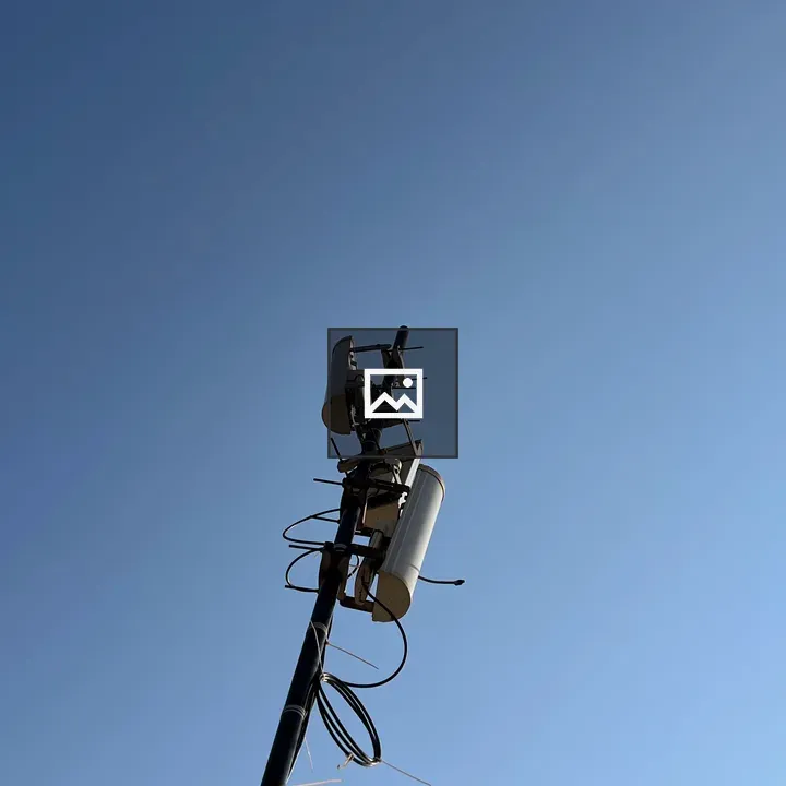 Sector antennas on building