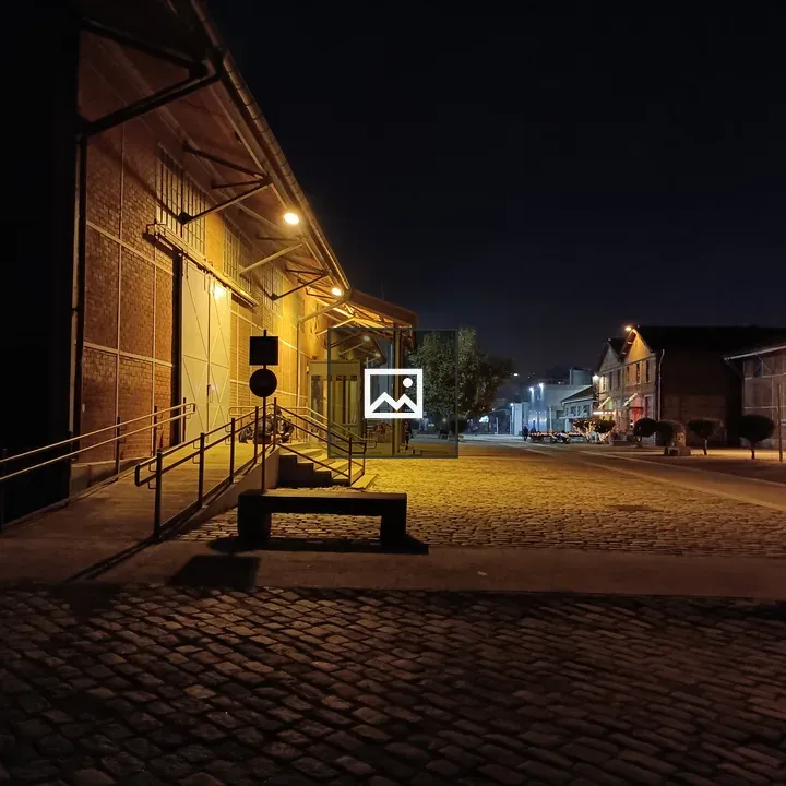 Port of Thessaloniki at Night