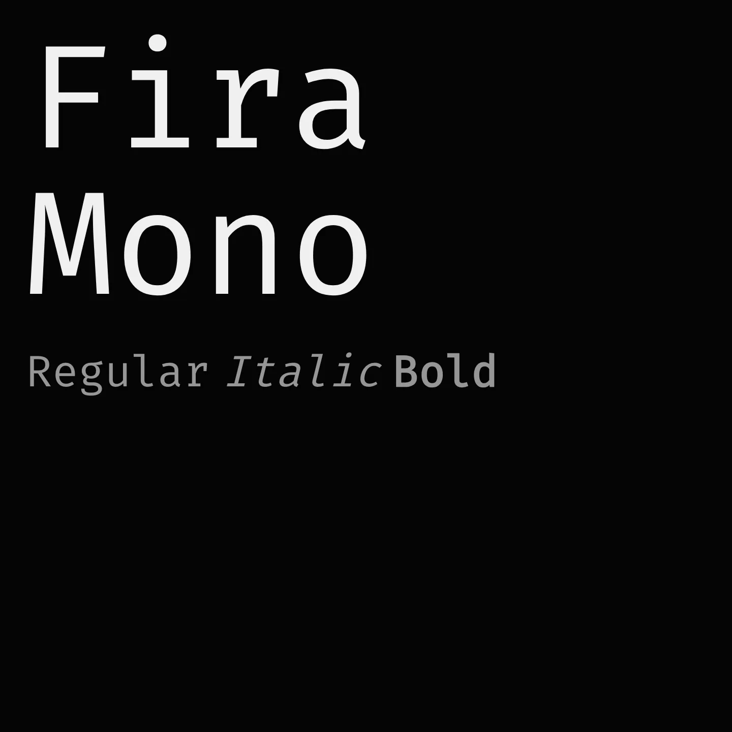 Fira Mono