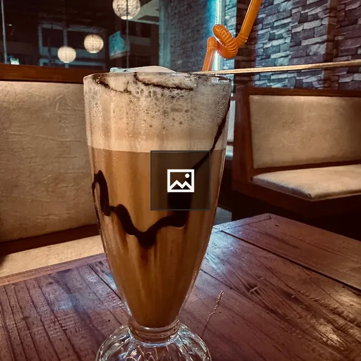 Chocolate Frappe in Glass