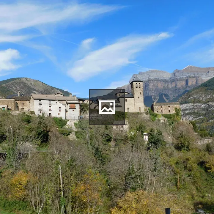 Village church in Broto, Aragón