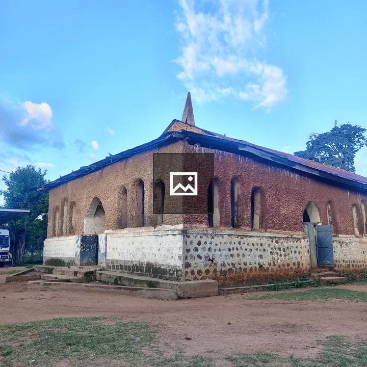 Old plastered church building
