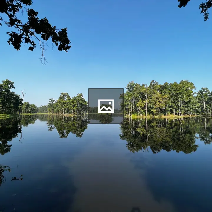 Lake with Tree-Covered Islands
