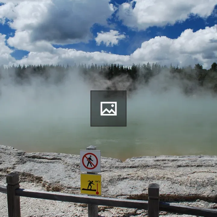 Warning Sign at Hot Springs