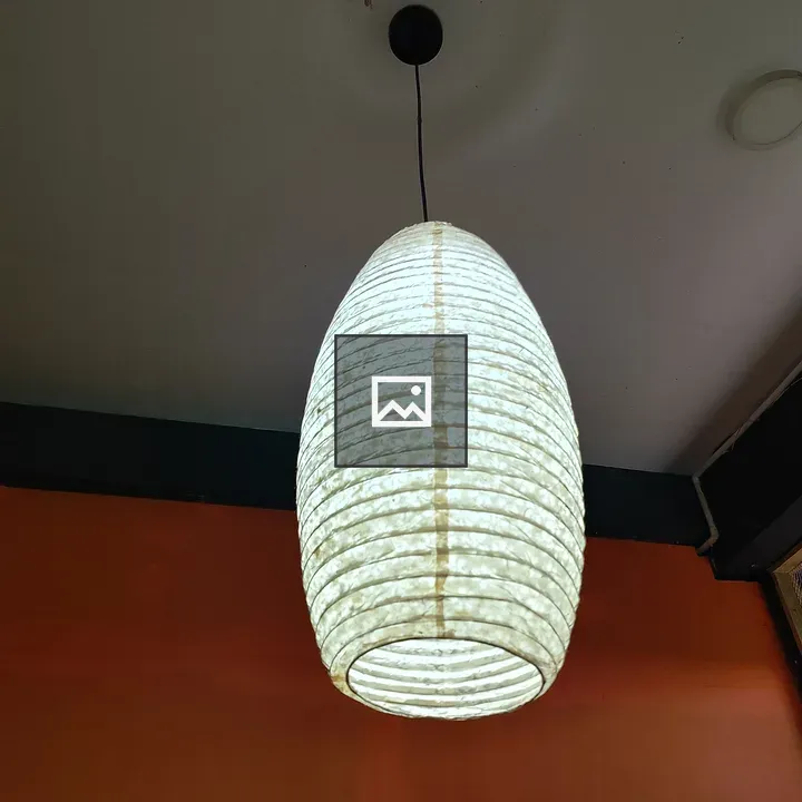 White pendant lamp interior