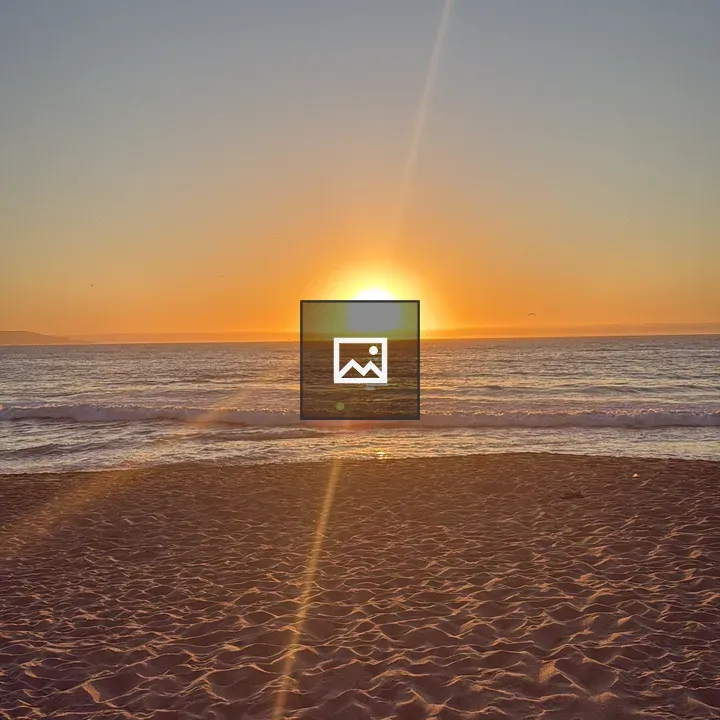 Calm Beach at Sunset