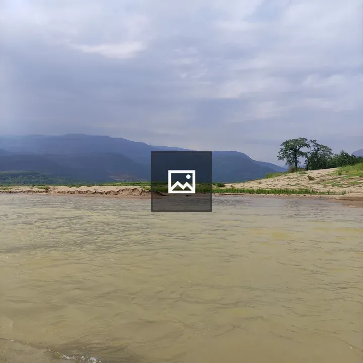 Portrait View of Long Mountain Landscape