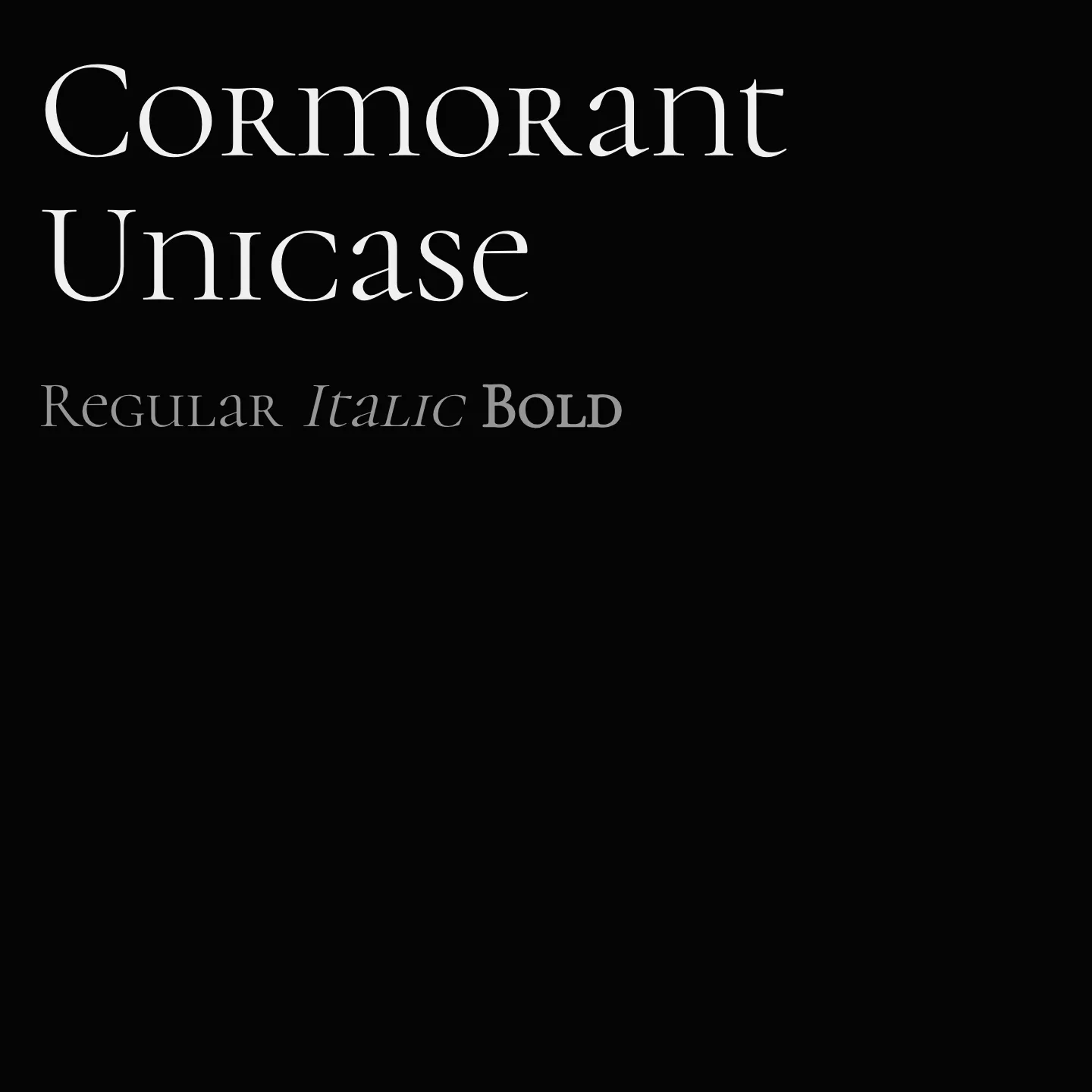 Cormorant Unicase