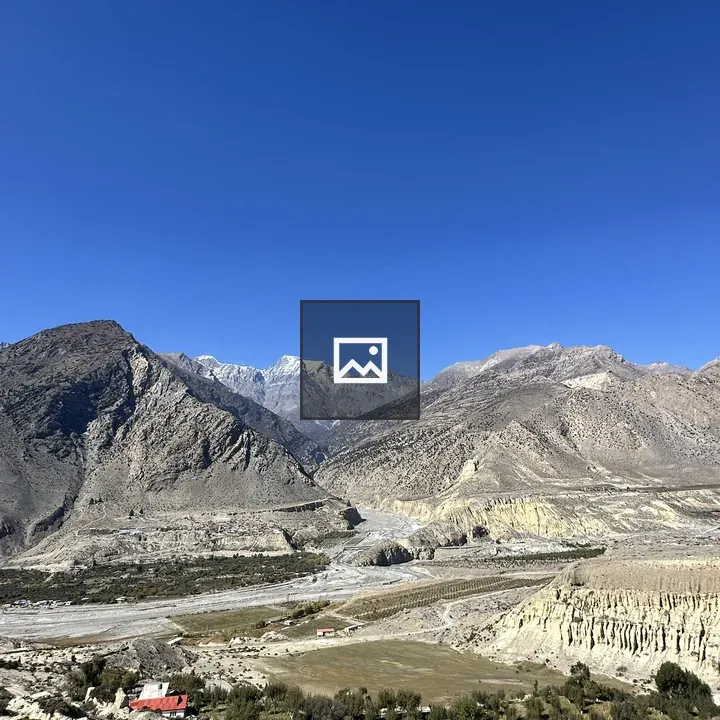 Panorama of Mustang Mountains